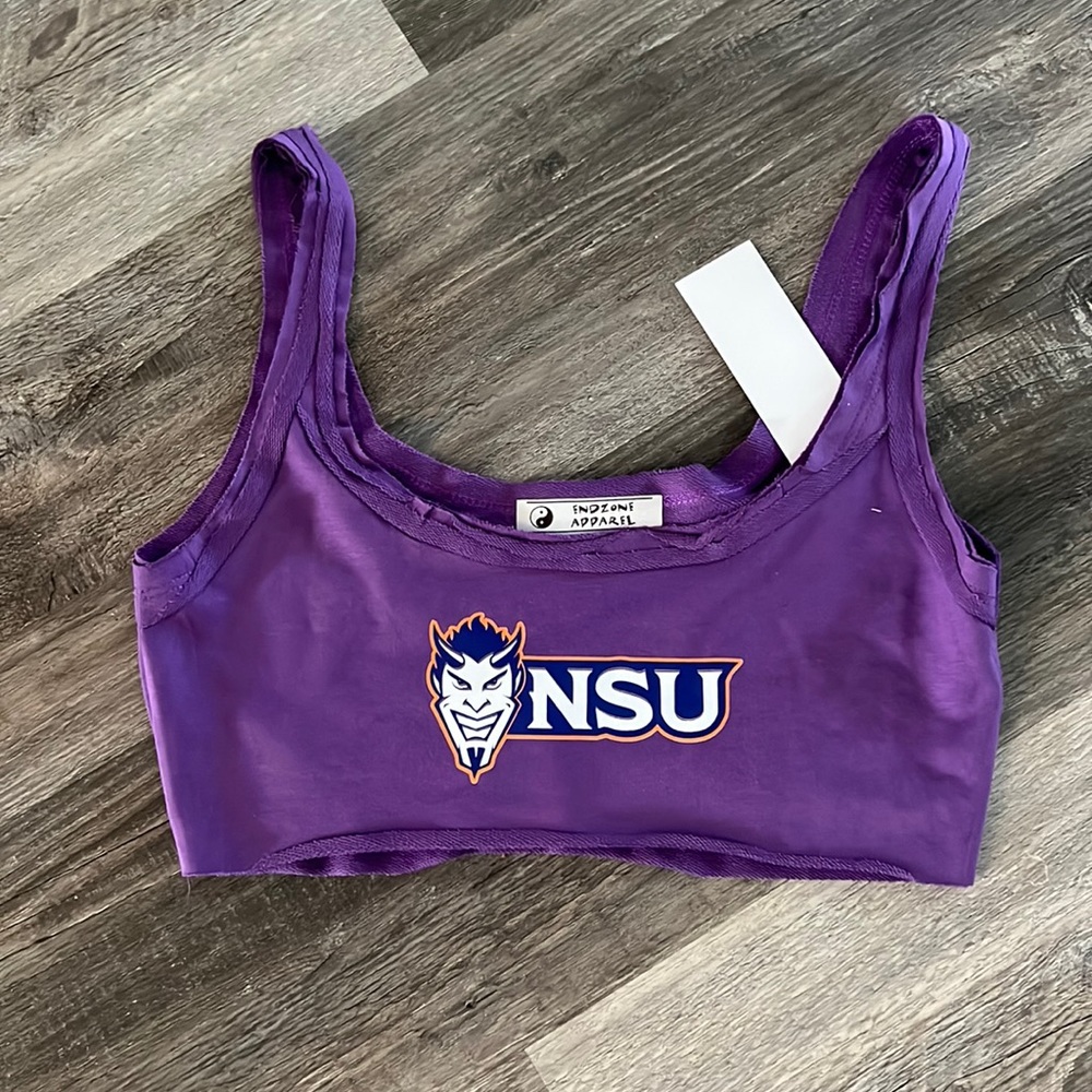 Northwestern State University Cropped Tank